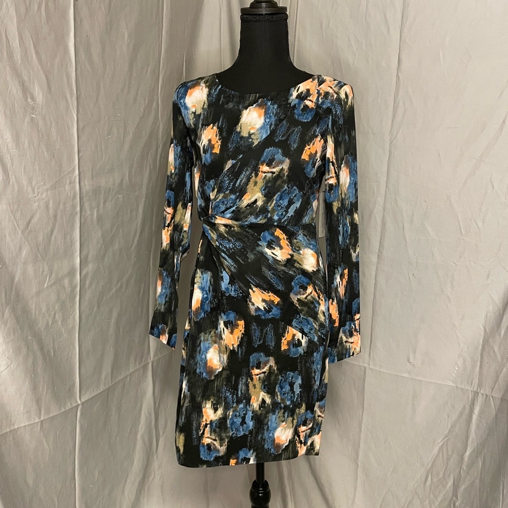 NWT NYDJ Artistic Long Sleeve Dress With Built In Shapewear